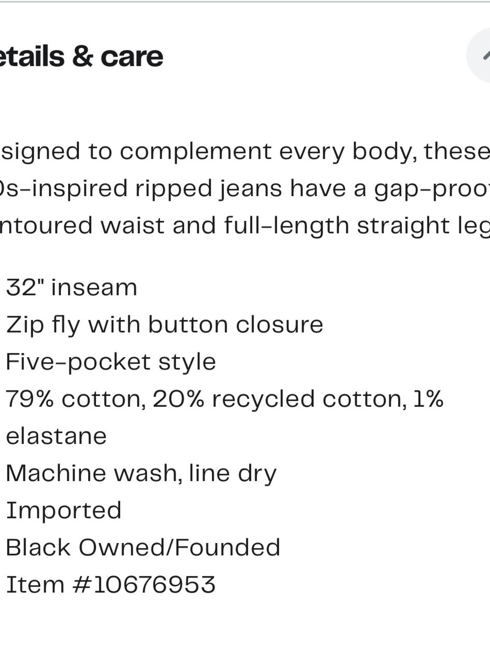 Good American Icon Ripped High Waist Straight Leg Jeans - Picture 3 of 6